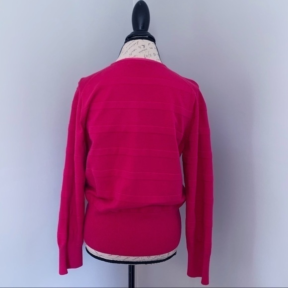 LIZGOLF Cardigan Sweater - Fuschia - Picture 3 of 8